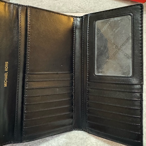 Michael Kors Black Leather Wallet - Picture 5 of 5